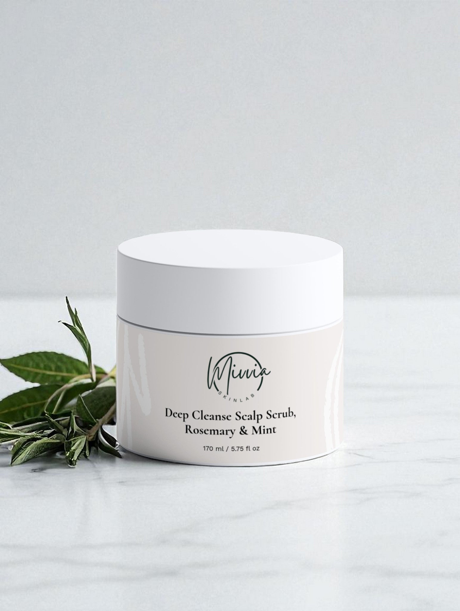 Deep Cleanse Scalp Scrub, Rosemary & Mint