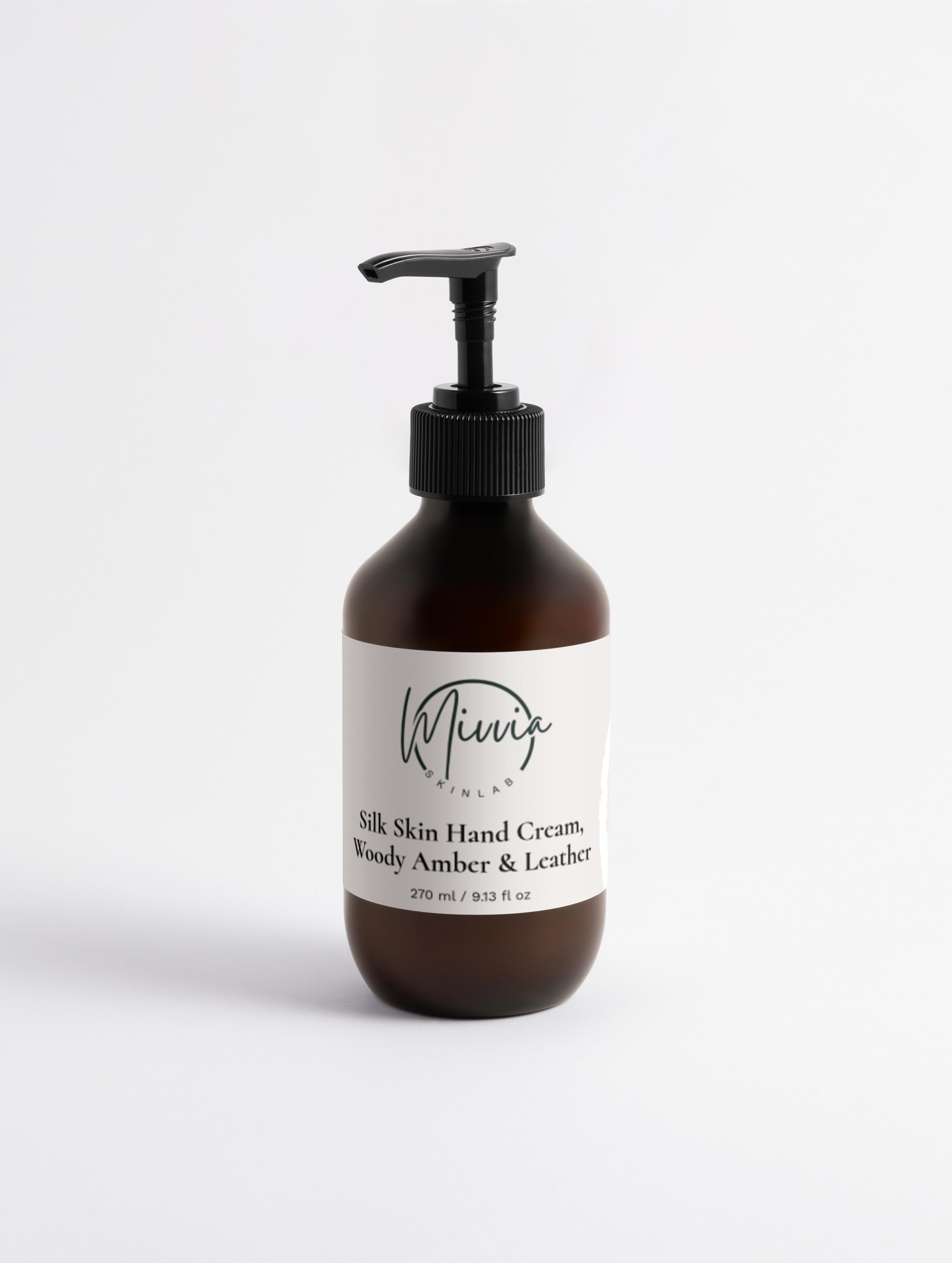 Silk Skin Hand Cream, Woody Amber & Leather