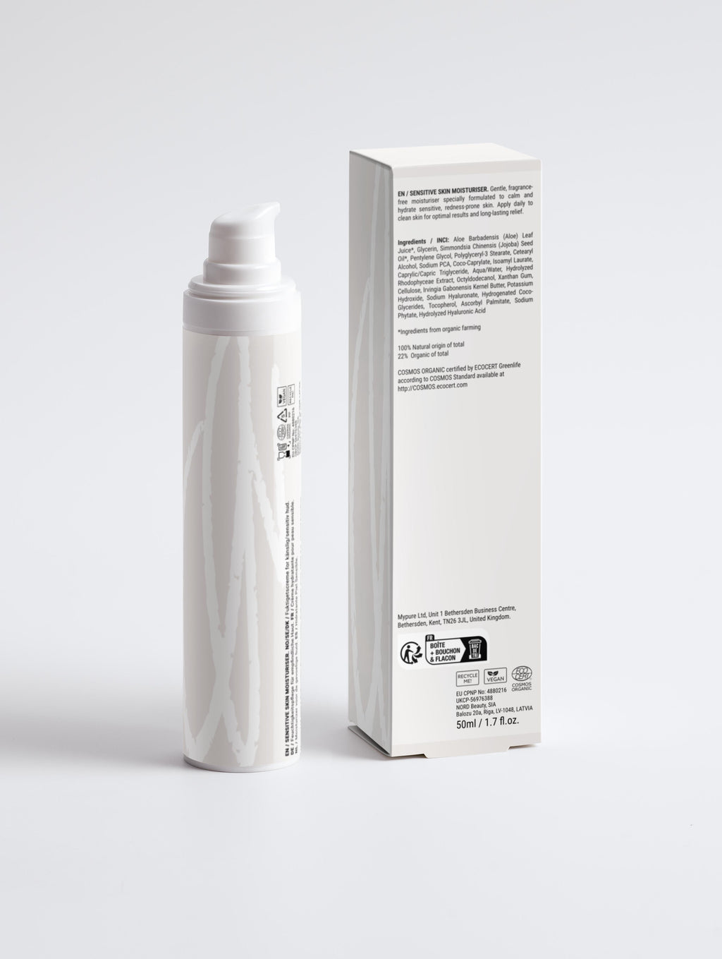 Sensitive Skin Moisturiser, Fragrance Free