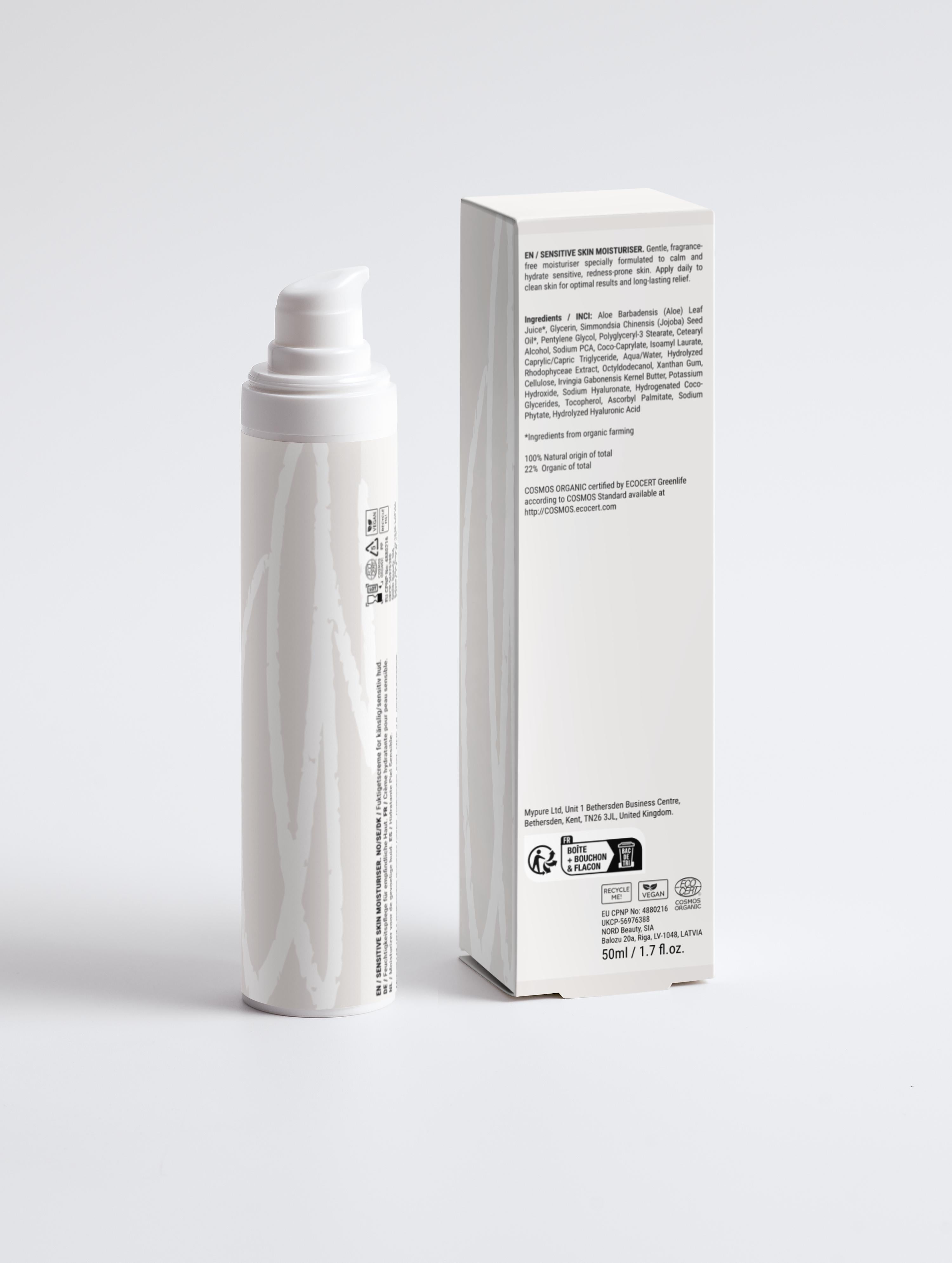 Sensitive Skin Moisturiser, Fragrance Free